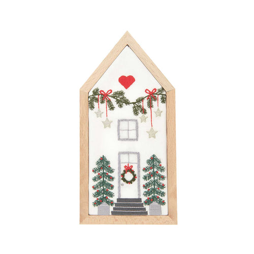 Rico Design~ Small Christmas House Embroidery Kit