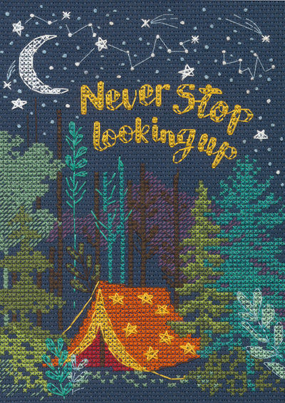 Dimensions Counted Cross Stitch Kit- Camping Adventure