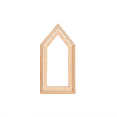 Decorative embroidery House-shaped frame