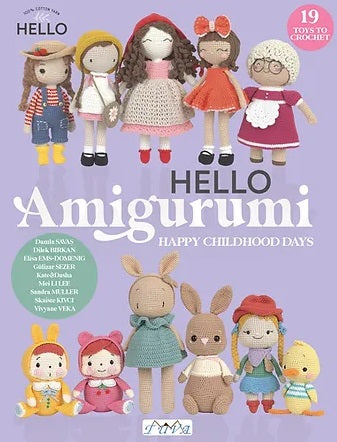 TUVA Hello Amigurumi Happy Childhood Days Pattern Book