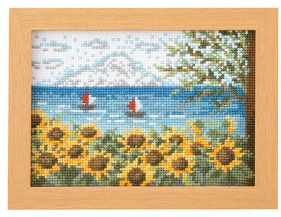 Olympus 12 months of Small Flower Landscapes Series Cross Stitch Kit
