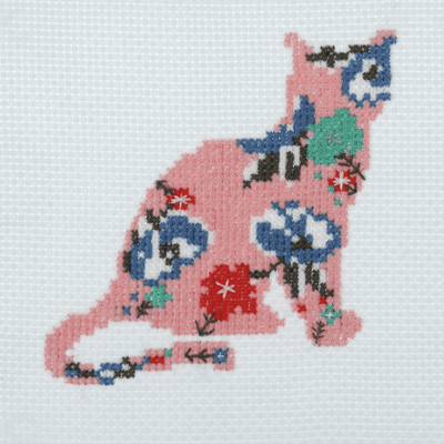 Stitch Your Own "Cat" Beginner's Cross Stitch Kit