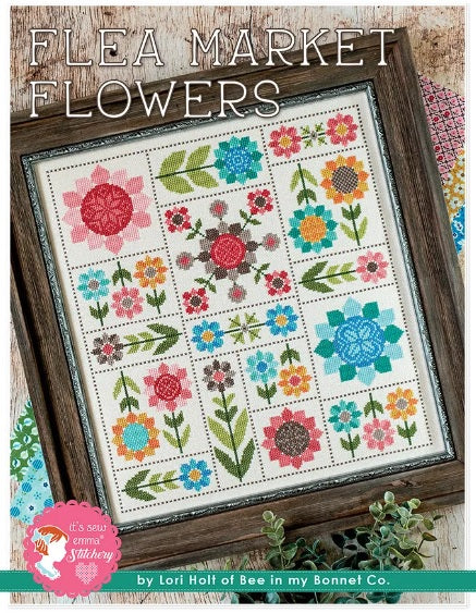 Flea Market Flowers Cross Stitch Kit