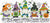 Halloween Gnomes Cross Stitch Kit