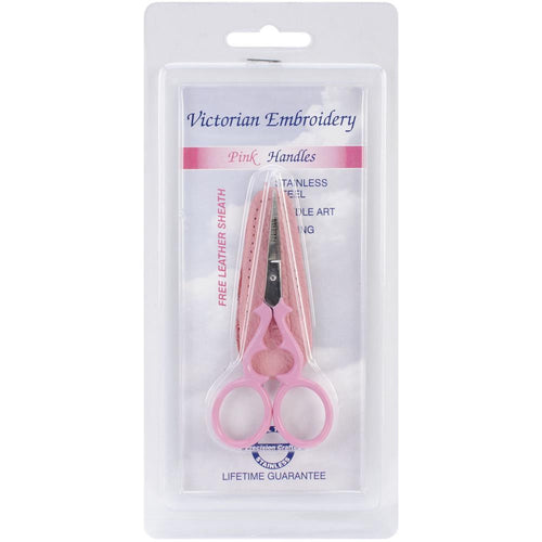 Victorian Embroidery Tool Tron Scissors Pink