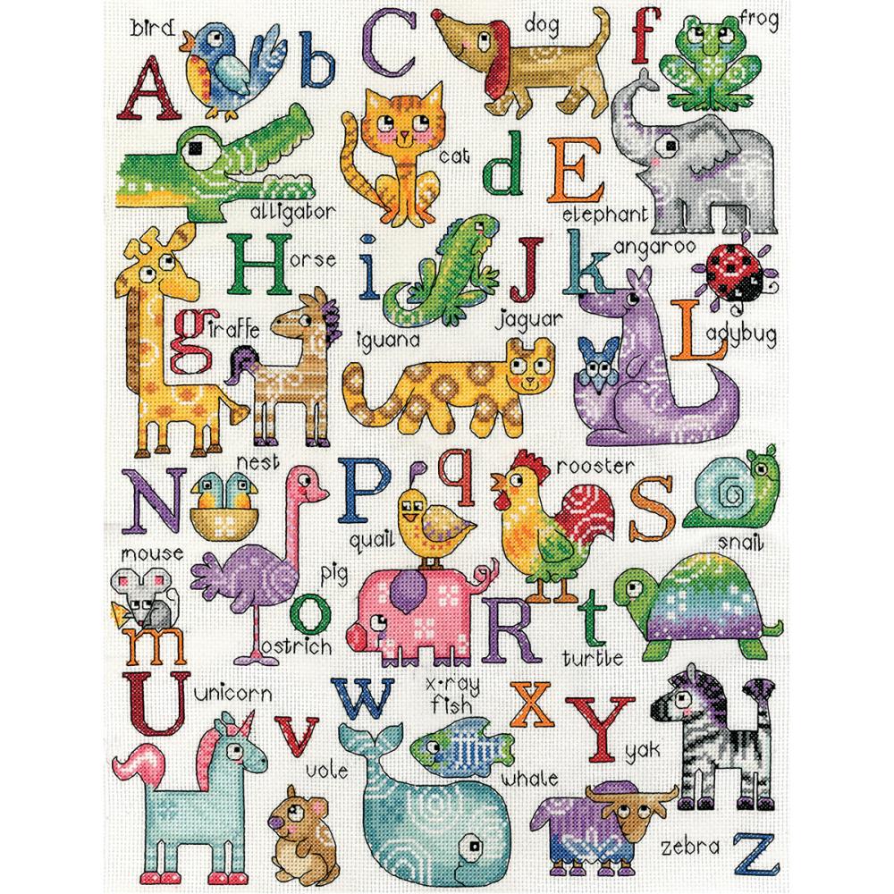 Design Works "ABC Animals" Counted Cross Stitch Kit
