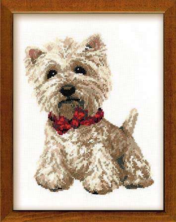 Riolis West Highland White Terrier Cross Stitch Kit
