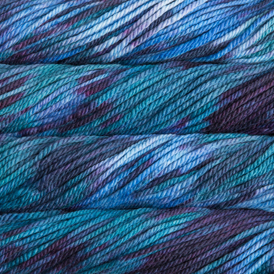 malabrigo chunky yarn colour close up - Whales Road