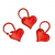 Addi Love Stitch Markers (Heart Shaped)