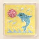 Lecien Cosmo Fridge Magnet Embroidery Cross Stitch Kit