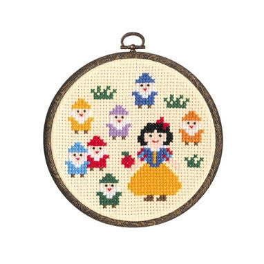 Olympus Cross Stitch Kit  Fairy Tales-Snow White and 7 Drawfs