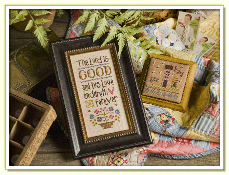 Lizzie*Kate The Lord is Good Inspiration Cross Stitch kit