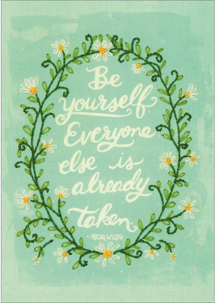 Dimensions-Be Yourself Embroidery Kit