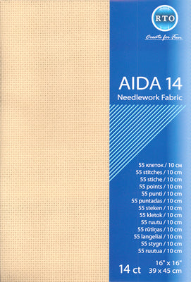 14 count Aida Cloth (Pre-Cut)