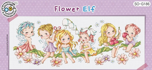 SODA "Flower Elf" Cross Stitch Kit