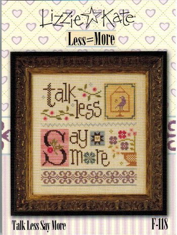 Lizzie*Kate Less = More - Cross Stitch Charts