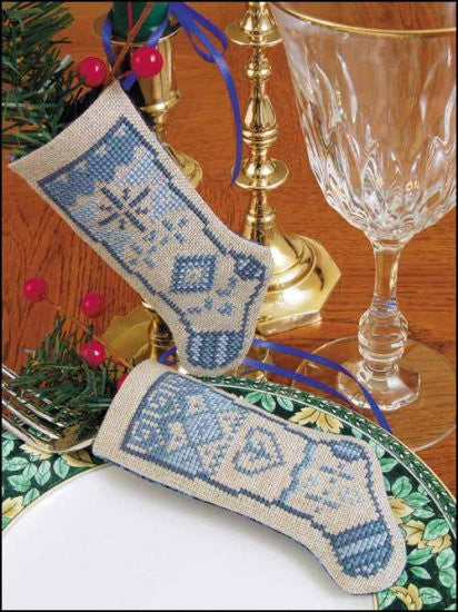 Linen Stocking-Love Cross Stitch Kit