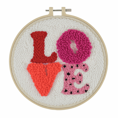 "Love" Punch Needle Kit By Trimits