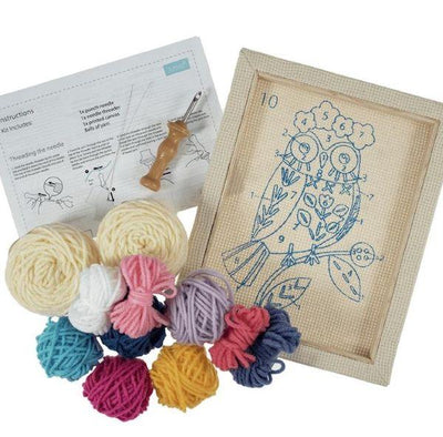 "Owl" Punch Needle Kit By Trimits