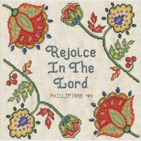 Design Works- "Rejoice In The Lord" Cross Stitch Kit