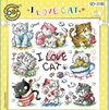 SODA "I Love Cat" Cross Stitch Kit