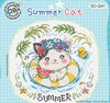 SODA "Summer Cat" Cross Stitch Kit