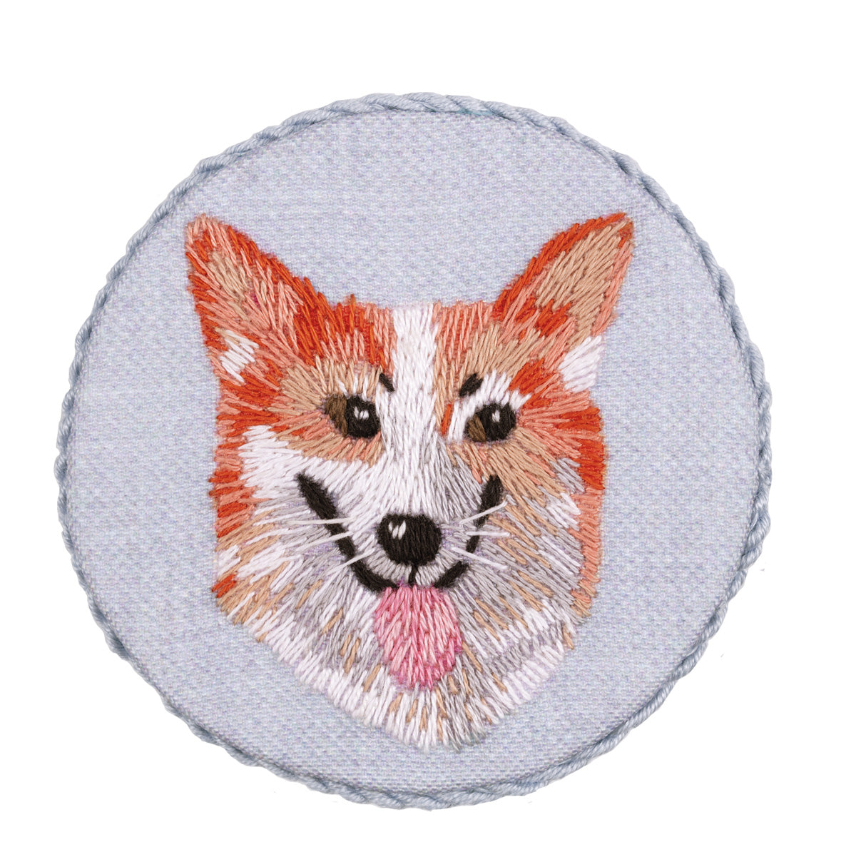 Panna- Welsh Corgi Brooch Embroidery Kit