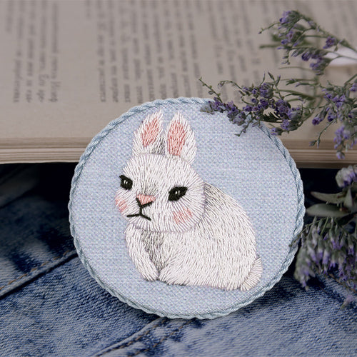 Panna- Baby Rabbit Brooch Embroidery Kit