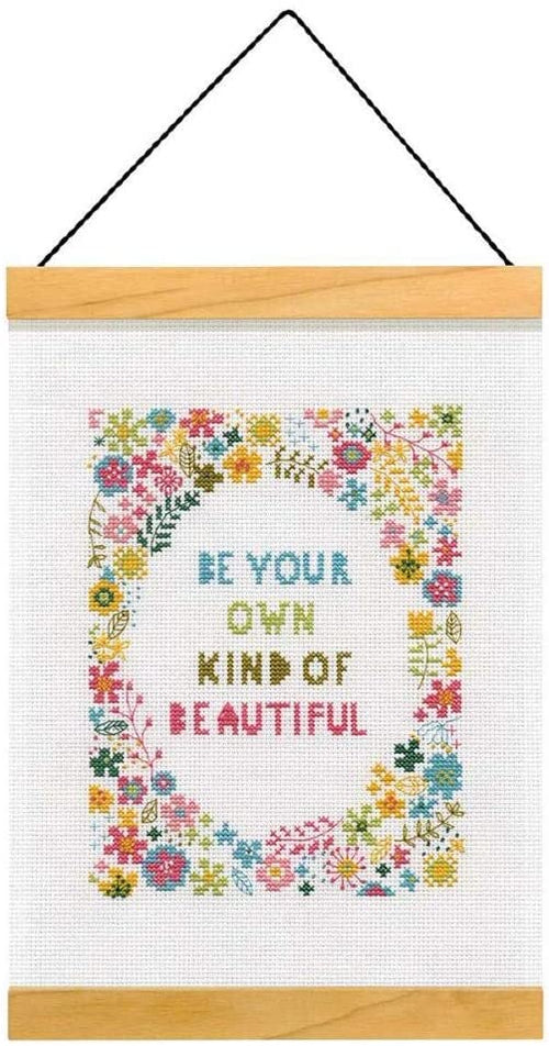 Dimensions Counted Cross Stitch Kit-Be your own kind of beautiful