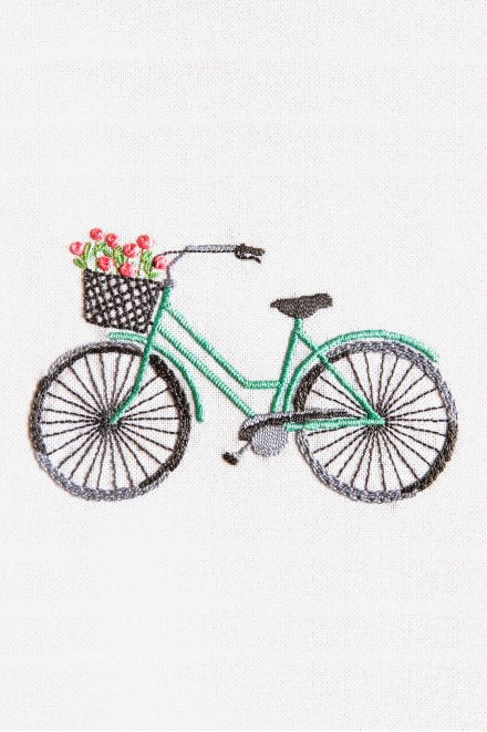 DMC Perle Effect 3D Embroidery Kit -Bicycle