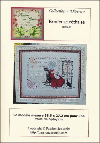 Brodeuse Rethaise Cross Stitch Chart