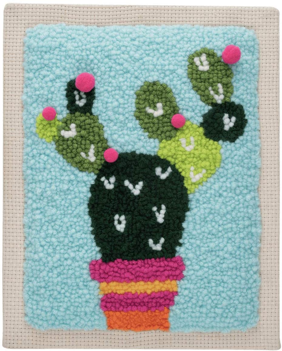 "Cactus" Punch Needle Kit By Trimits