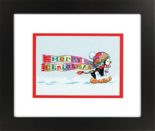 Dimensions-Christmas Penguin Cross Stitch Kit