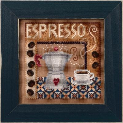 Mill Hill  Espresso Beads and Cross Stitch Kit