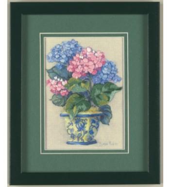 Dimensions-Colorful Hydrangea Crewel Embroidery Kit