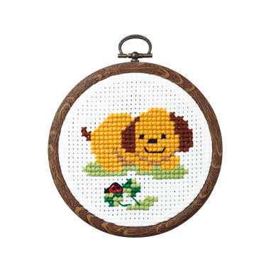 Olympus Embroidery Cross Stitch Kit with Hoop