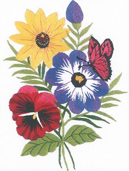 Janlynn Floral Embroidery