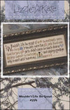 Lizzie*Kate Wouldn't Life Be Great Cross Stitch Chart