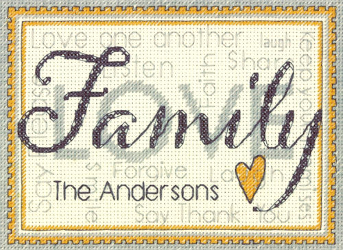 Dimensions Counted Cross Stitch Kit- Family