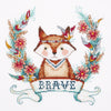 Panna-Brave Fox Cross Stitch Kit