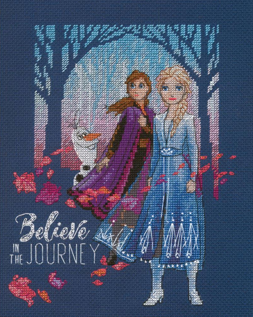 Dimensions Counted Cross Stitch Kit -Disney Frozen Believe in the Journey