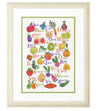 Dimensions- Fruits and Vegetables Cross Stitch Kit