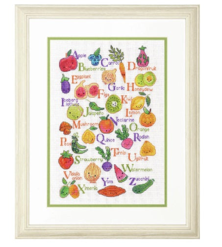 Dimensions- Fruits and Vegetables Cross Stitch Kit