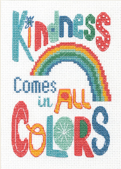 Dimensions Counted Cross Stitch Kit-"Kindness Colors"