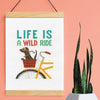 Dimensions Counted Cross Stitch Kit- Life is A Wild Ride