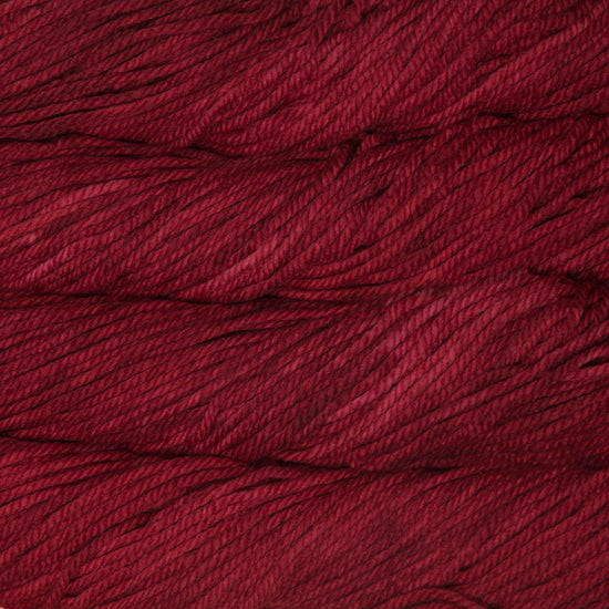 malabrigo chunky yarn colour close up - Ravelry Red
