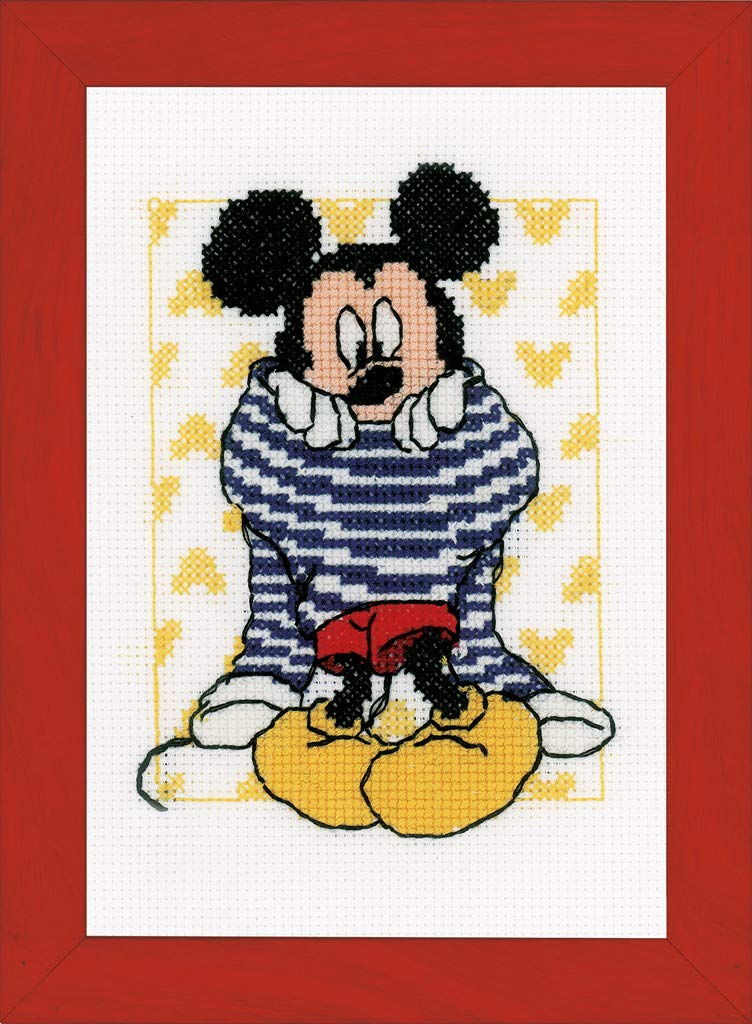 Mickey Get Dressed Cross Stitch Kit