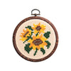 Olympus thread embroidery cross stitch kit with hoop no 7330