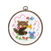 Olympus Cross Stitch Kit with Hoop - Red Panda Concert 7487