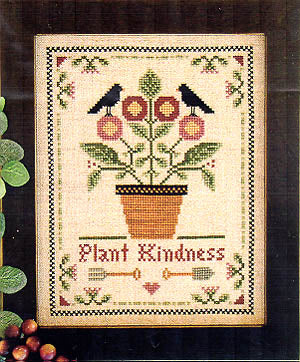 Plant Kindness Cross Stitch Chart